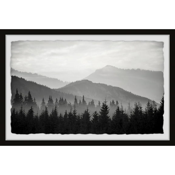 Marmont Hill Pinetree Forest Framed Painting Print