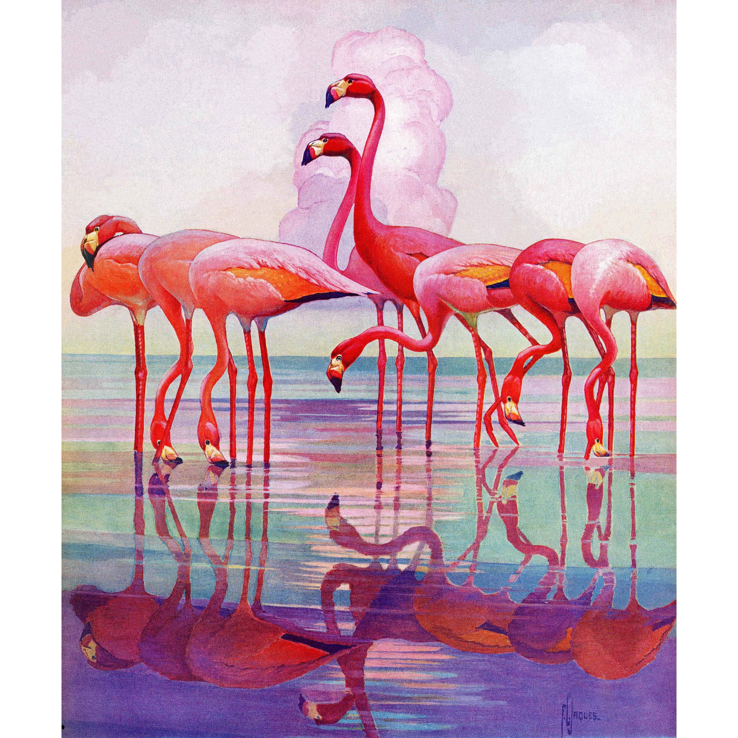 Marmont-Hill-Pink-Flamingos-by Marmont-Hill-Pink-Flamingos-by