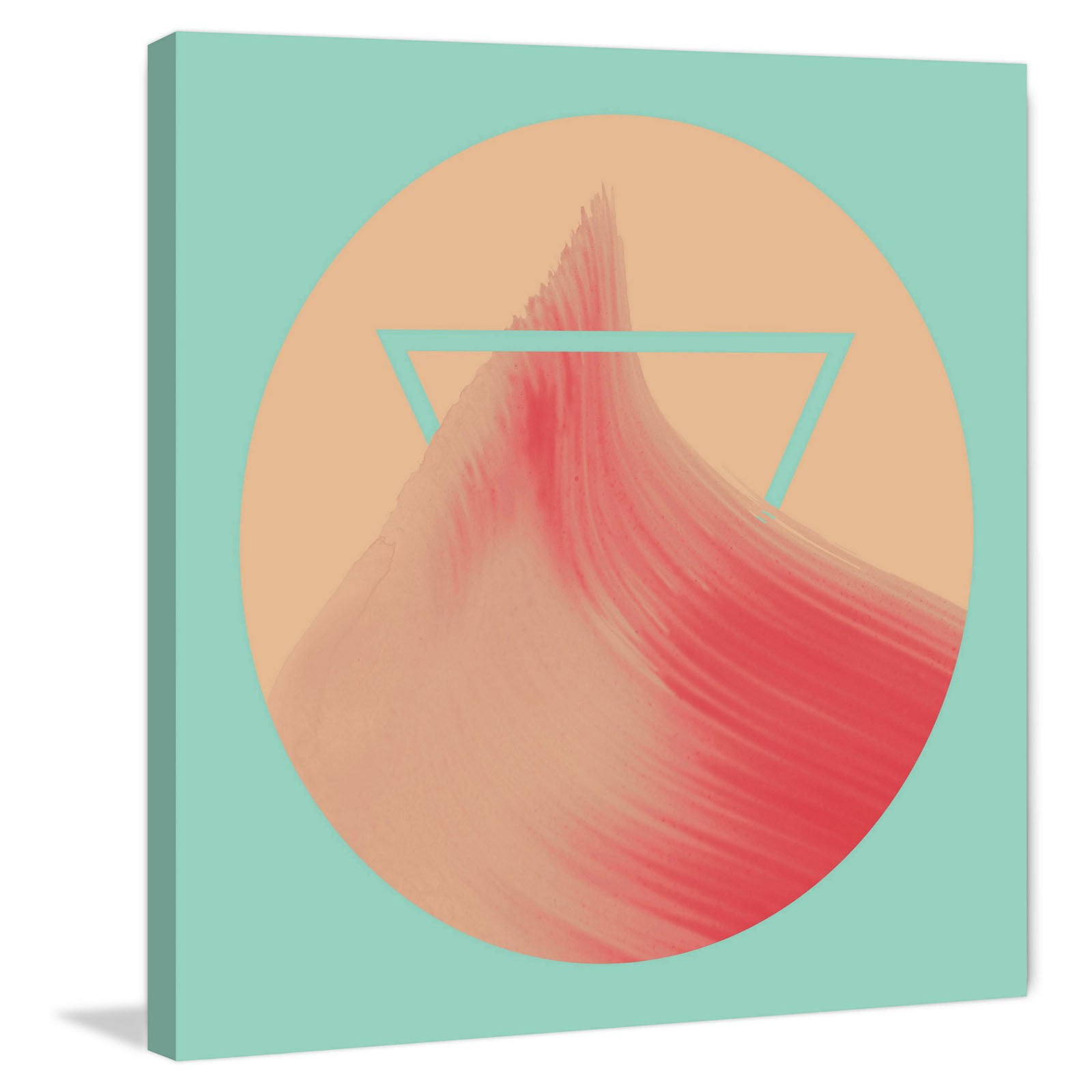 Marmont Hill Pink Peak Painting on Wrapped Canvas
