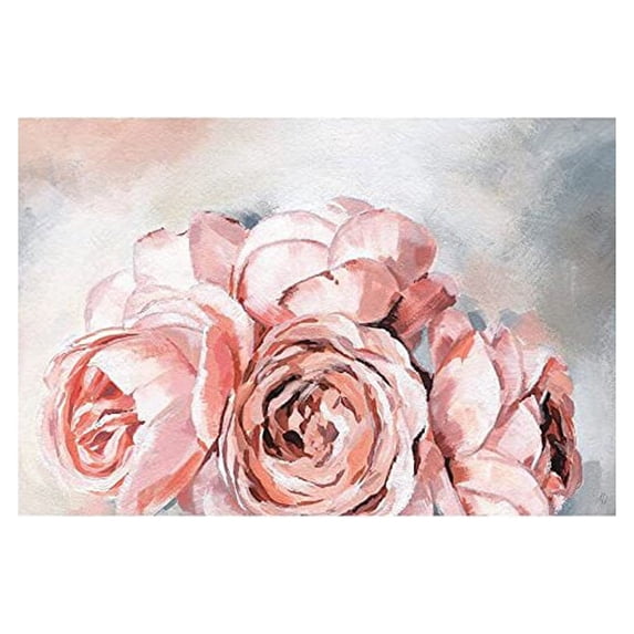 Marmont Hill Pink Rose Bouquet Painting Print on Wrapped Canvas
