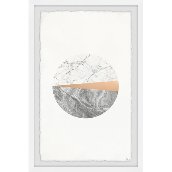 Marmont Hill Pink Sliver Ii By Eyre Tarney Framed Wall Art, 8.00" x 1.50"