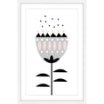 thumbnail image 1 of Marmont Hill "Pink and Grey Tulip" by Katarina Snygg Framed Painting Print, 1 of 2