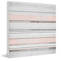 Marmont Hill Pink and Grey White Wood Wall Art
