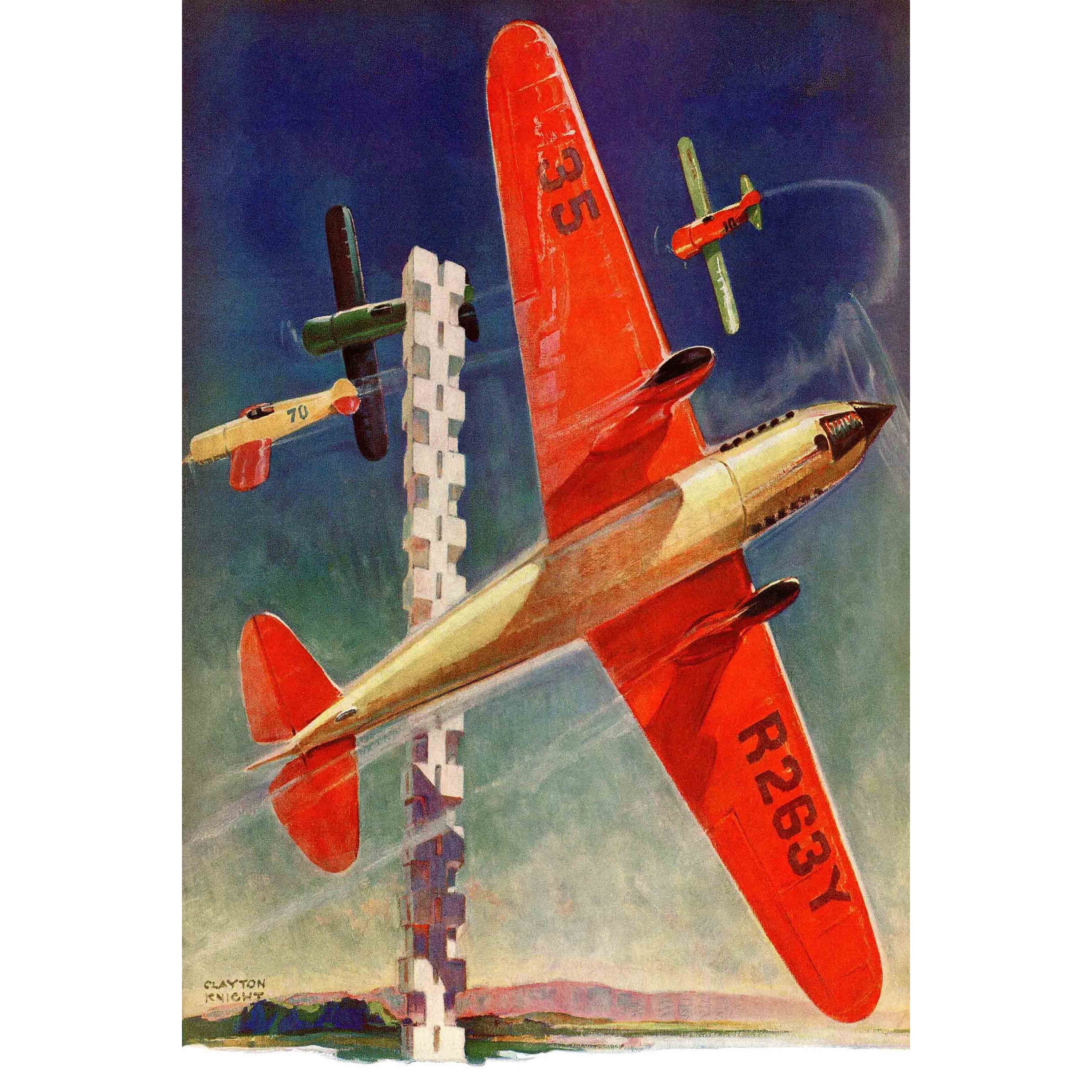 Marmont Hill "Planes OTG" Painting Print on Canvas