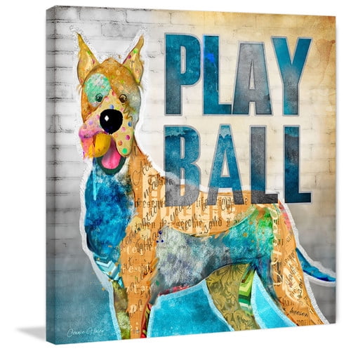 Marmont Hill 'Play Ball' by Connie Haley Painting Print on Wrapped Canvas
