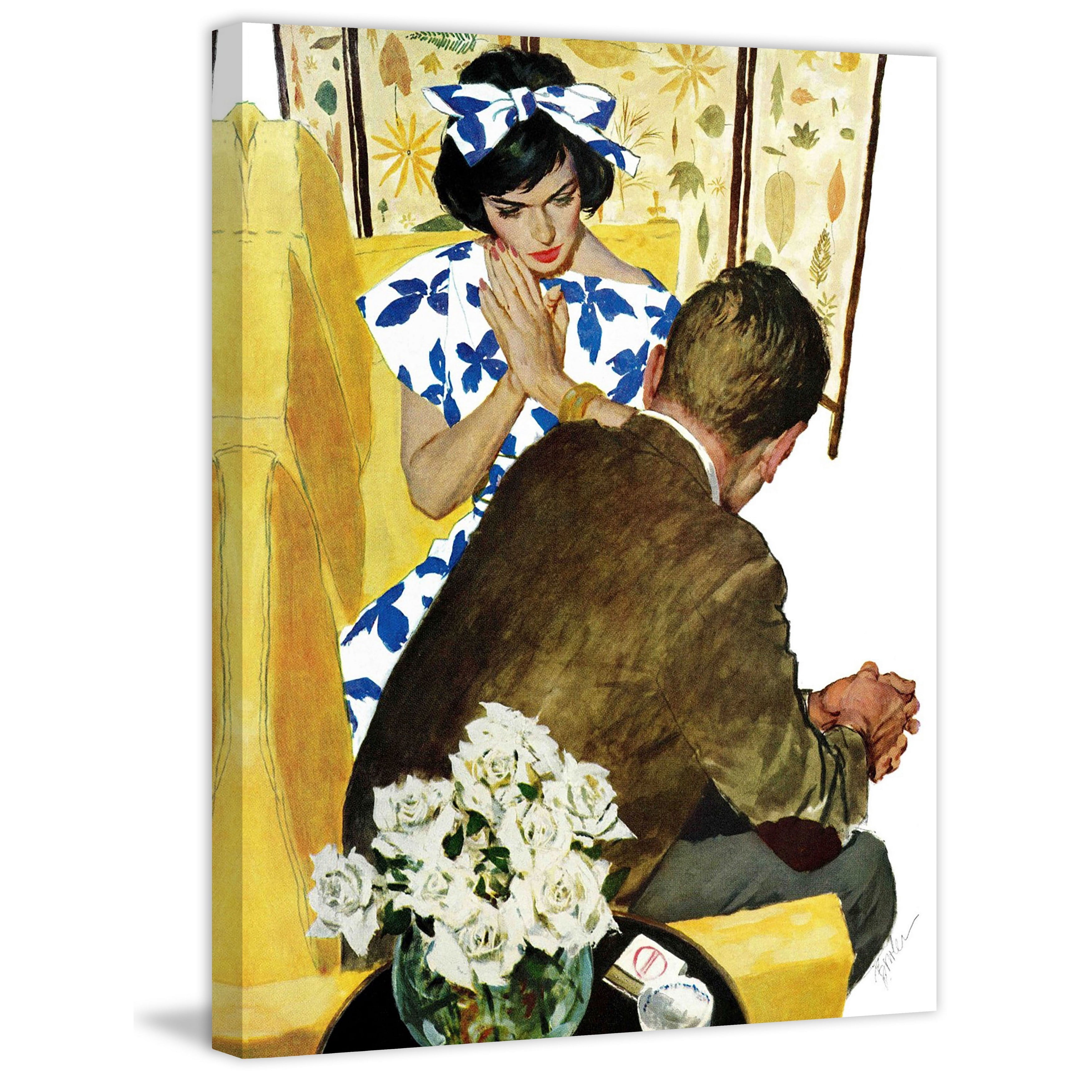 Marmont Hill "Playboy's Choice" by Joseph Bowler Painting Print on Canvas