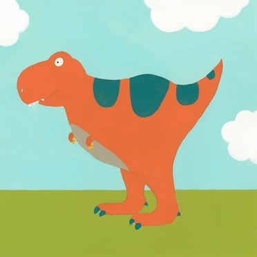 Marmont Hill Playtime Dino I Canvas Wall Art