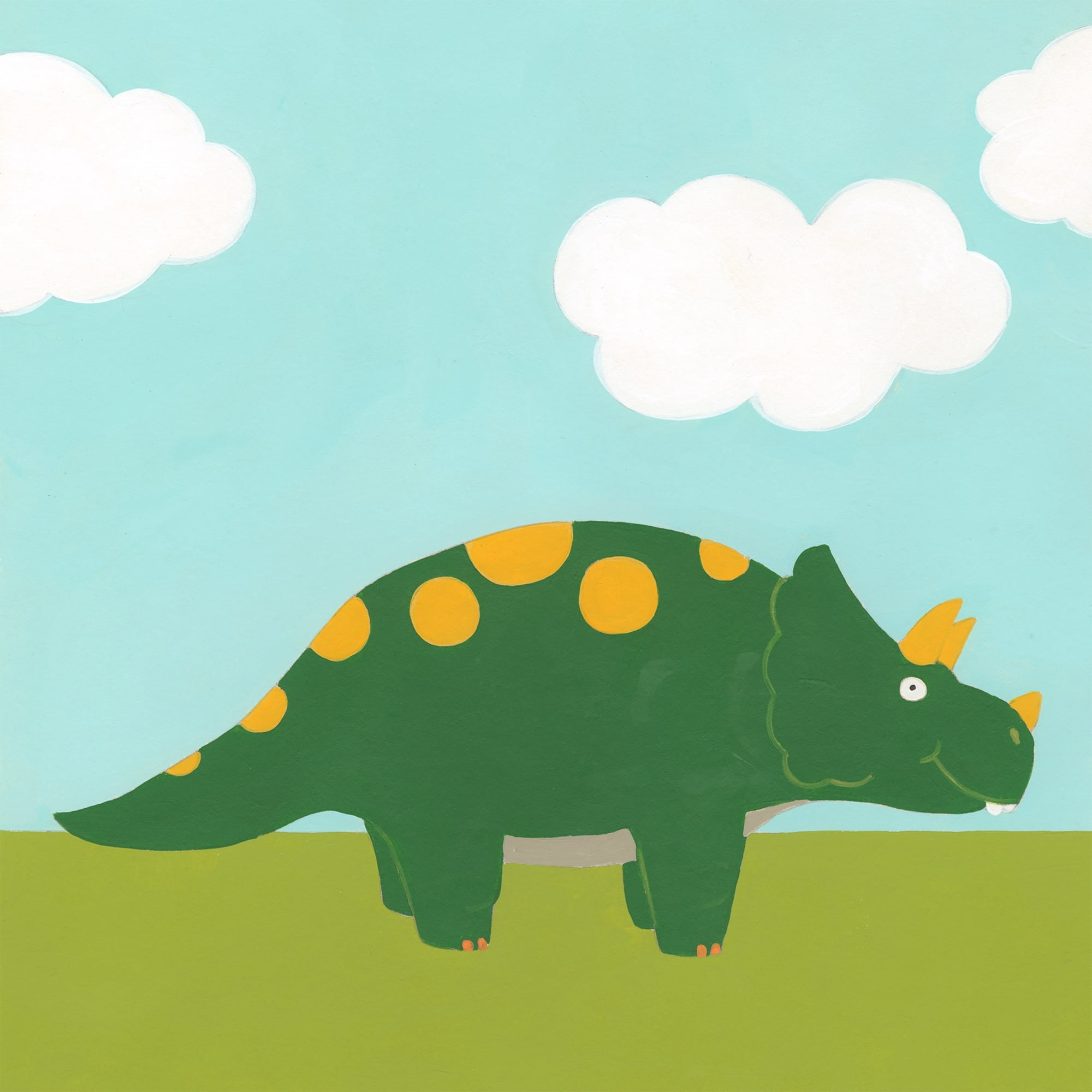 Marmont Hill Playtime Dino IV Canvas Wall Art