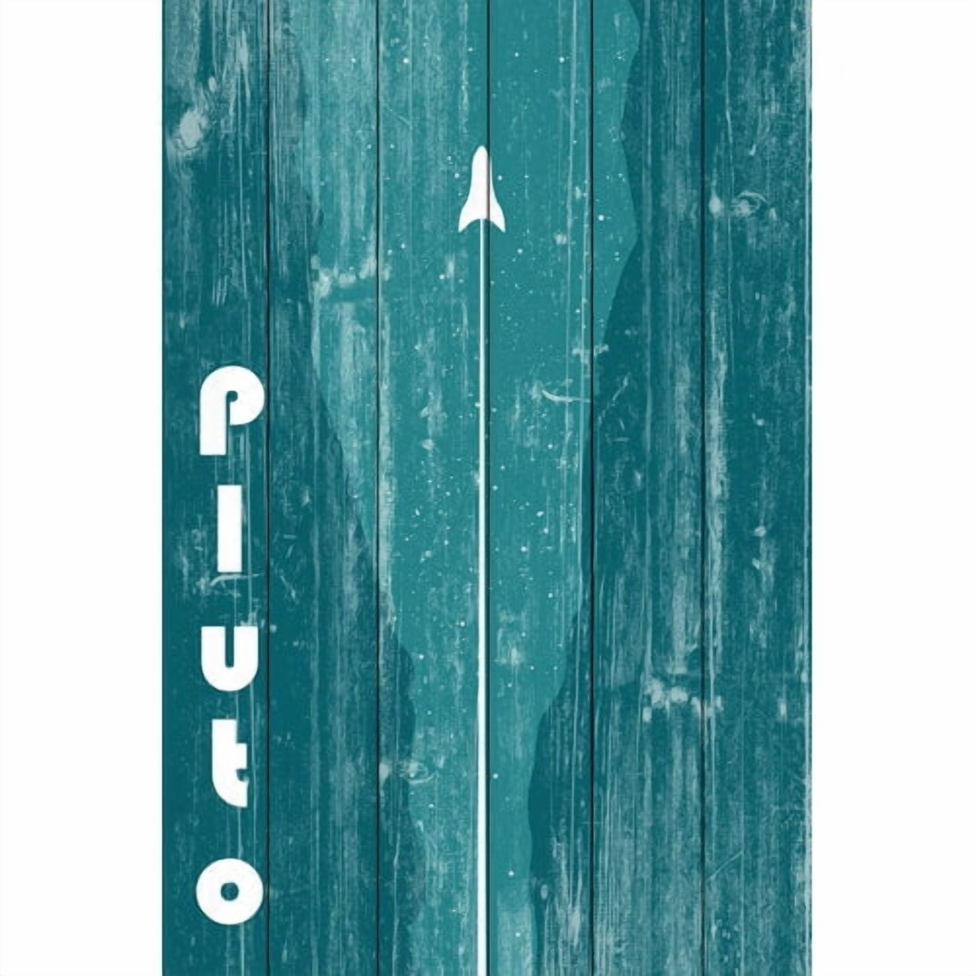 Marmont Hill - "Pluto" Painting Print on White Wood