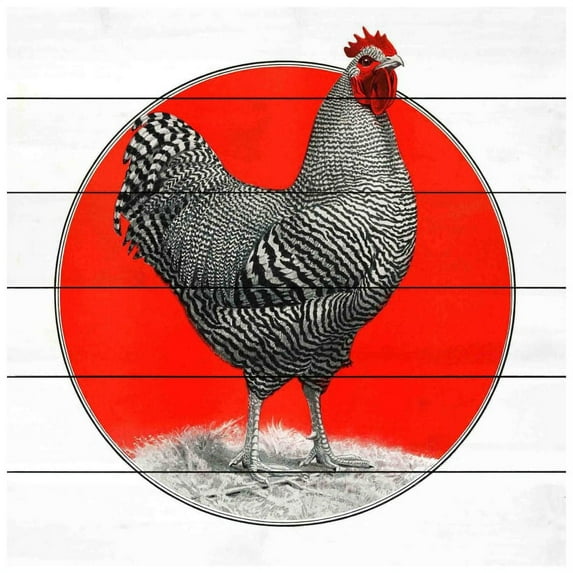 Marmont Hill "Plymouth Rock" Painting Print on White Wood