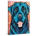 thumbnail image 1 of Marmont Hill - "Pop Art Black Lab" by Stephanie Gerace Painting Print on Wrapped Canvas, 1 of 5