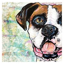 Marmont Hill "Pop Art Boxer" by Stephanie Gerace Painting Print on Wrapped Canvas