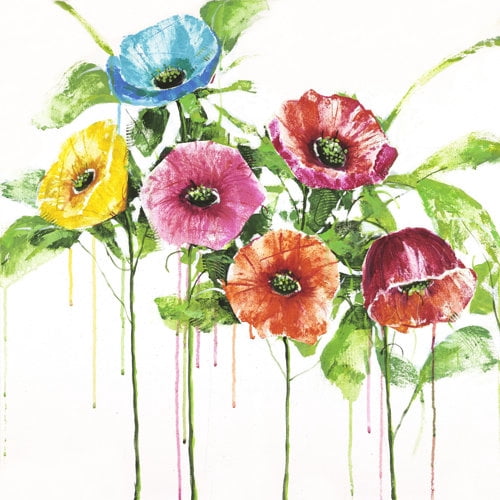 Marmont Hill - "Pop of Color I" by Julie Joy Painting Print on Wrapped Canvas