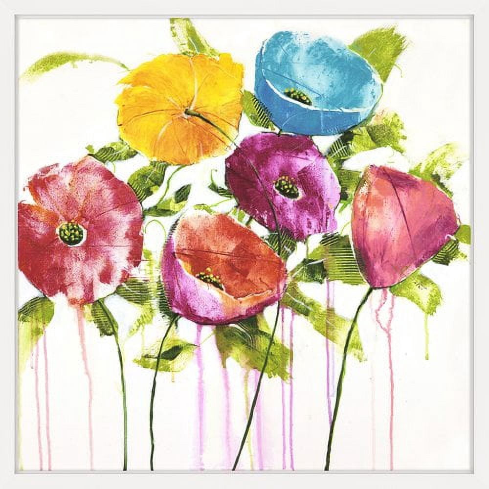 Marmont Hill - "Pop of Color II" by Julie Joy Framed Painting Print