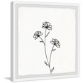 thumbnail image 1 of Marmont Hill Poppy Outline Framed Painting Print, 1 of 5