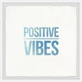 thumbnail image 1 of Marmont Hill Positive Vibes Framed Wall Art, 12.00" x 1.50", 1 of 6