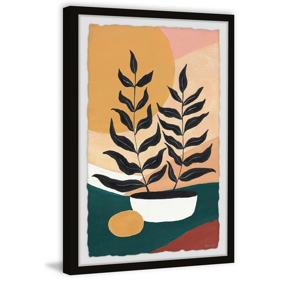 Marmont Hill Potted Ferns Framed Painting Print