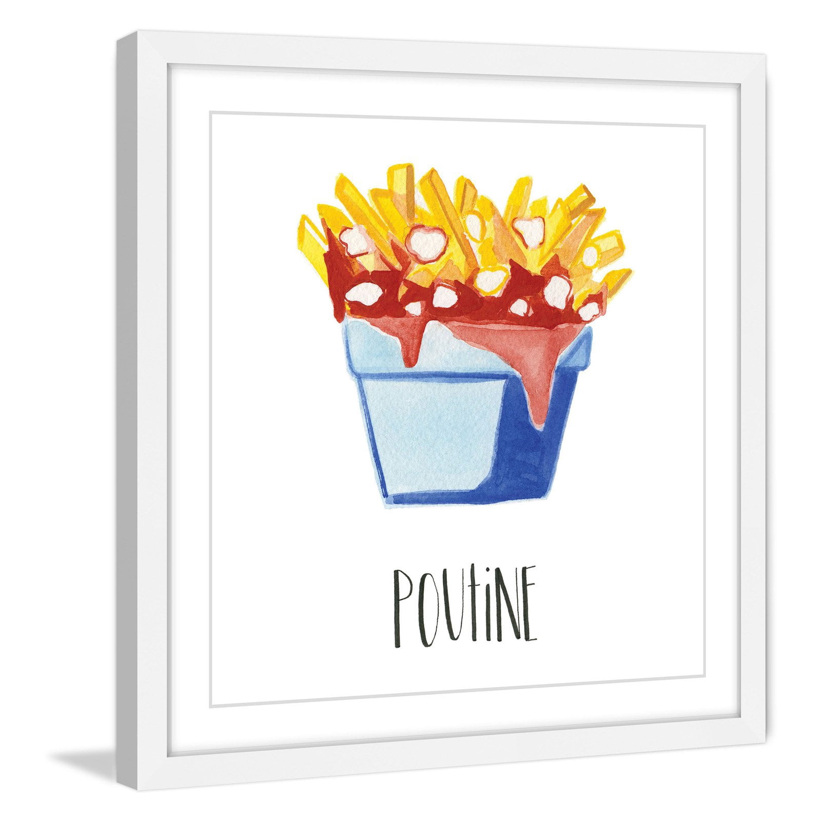 Marmont Hill "Poutine" by Molly Rosner Framed Painting Print