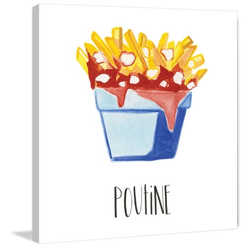 Marmont Hill "Poutine" by Molly Rosner Painting Print on Wrapped Canvas
