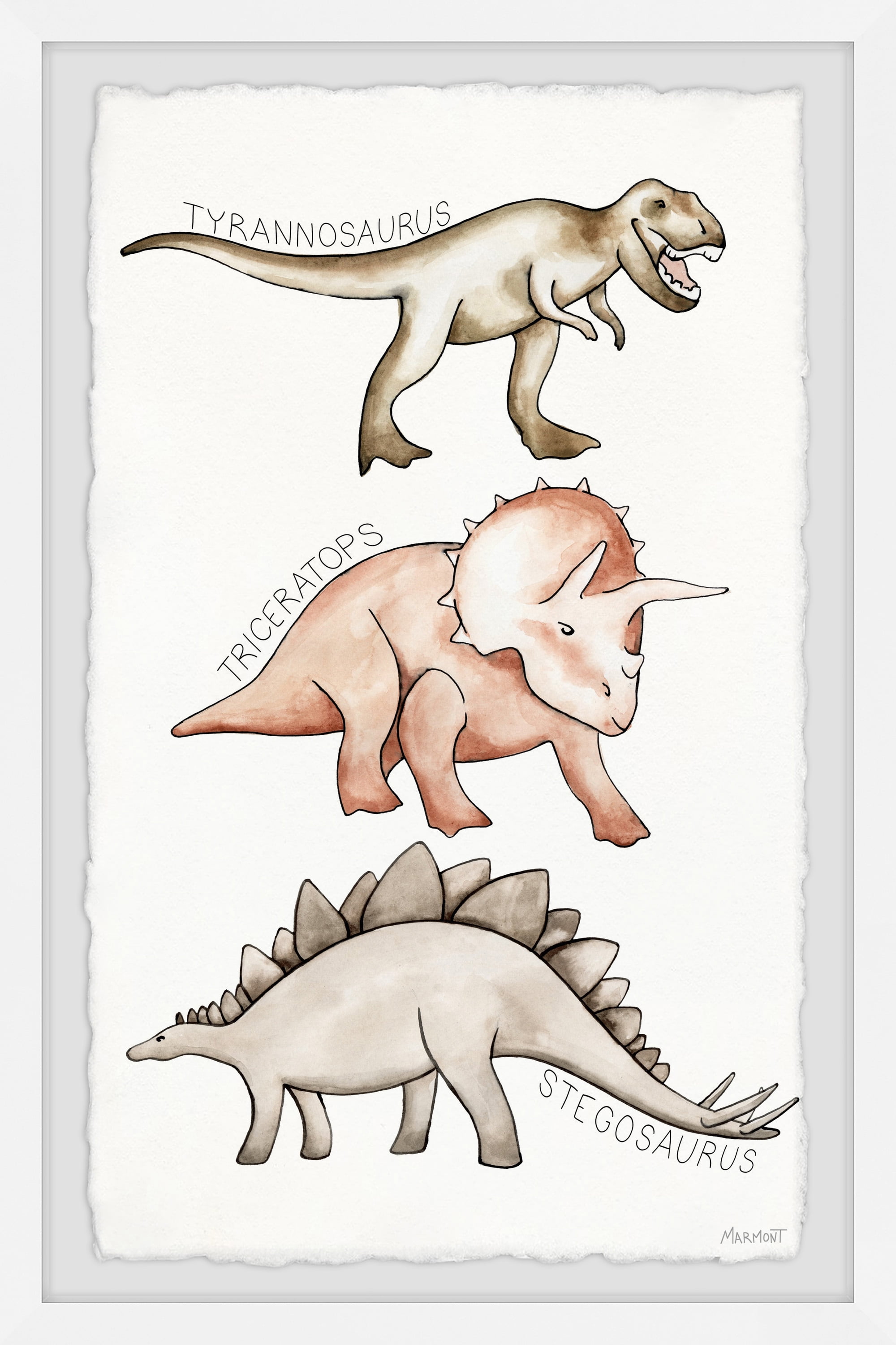 Marmont Hill Prehistoric World Framed Wall Art