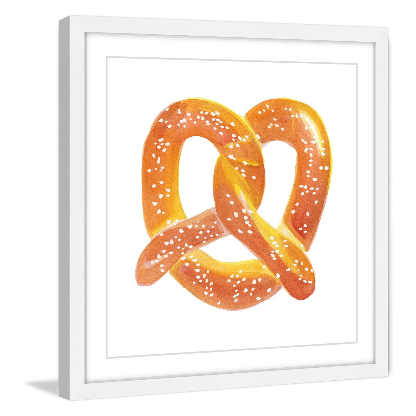 Marmont Hill "Pretzel" By Molly Rosner Framed Painting Art Print, 18.0" x 1.5"