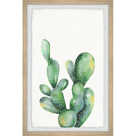 Marmont Hill Prickly Cacti Framed Wall Art
