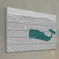 thumbnail image 1 of Marmont Hill "Print Whale" Painting Print on White Wood, 1 of 5