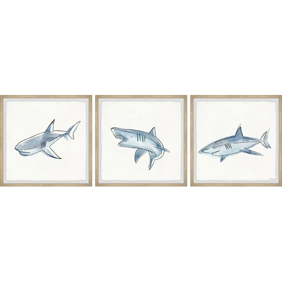 Marmont Hill Printed Animals & Insects Framed Art Prints, Set of 3