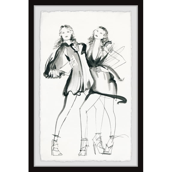Marmont Hill Printed Sketches Framed Art Prints, by Parvez Taj