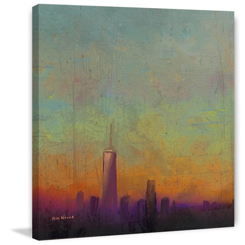 Marmont Hill "Purple Haze" by Rick Novak Painting Print on Wrapped Canvas