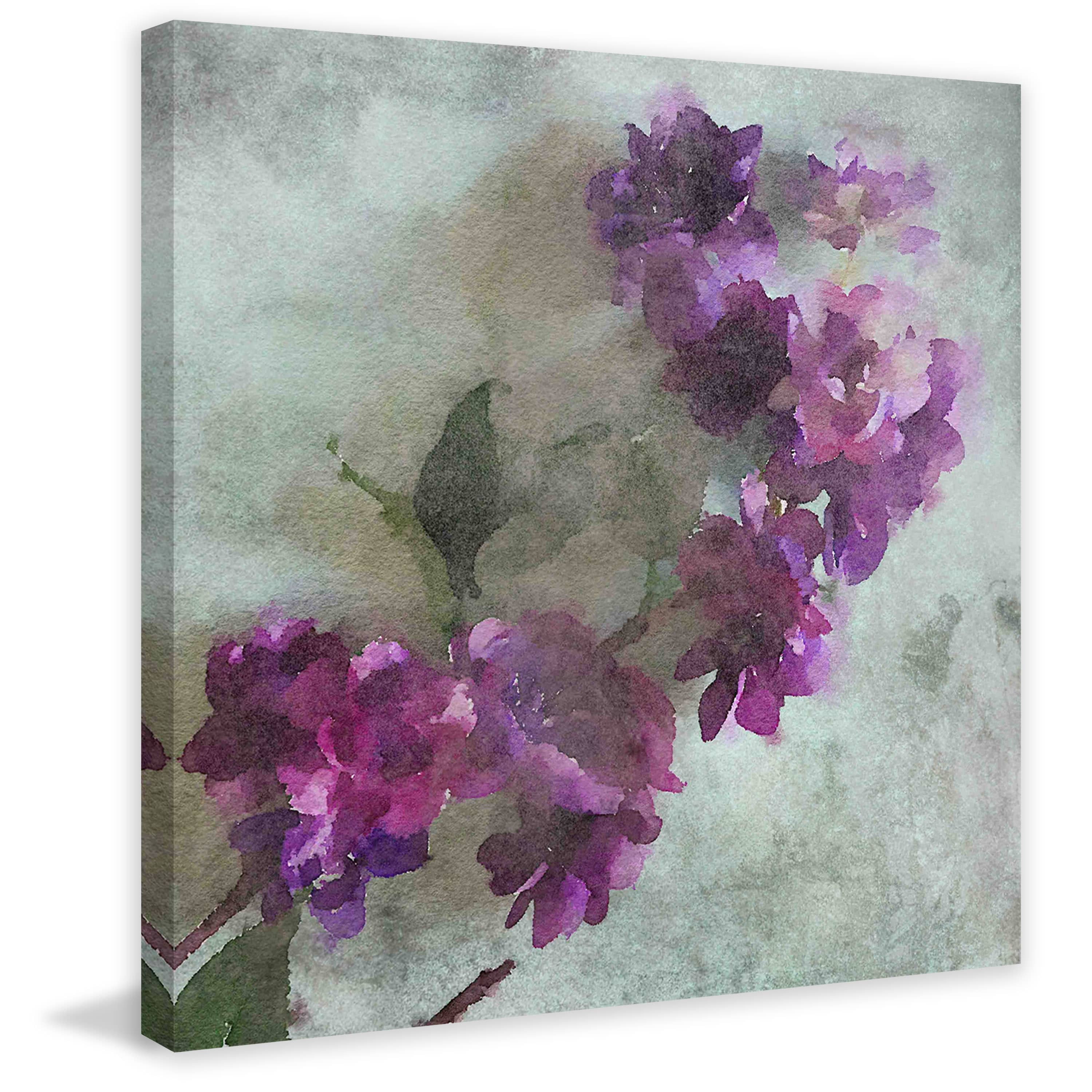 Marmont Hill - "Purple Sensation 2" by Irena Orlov Painting Print on Wrapped Canvas