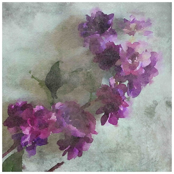 Marmont Hill - "Purple Sensation 2" by Irena Orlov Painting Print on Wrapped Canvas