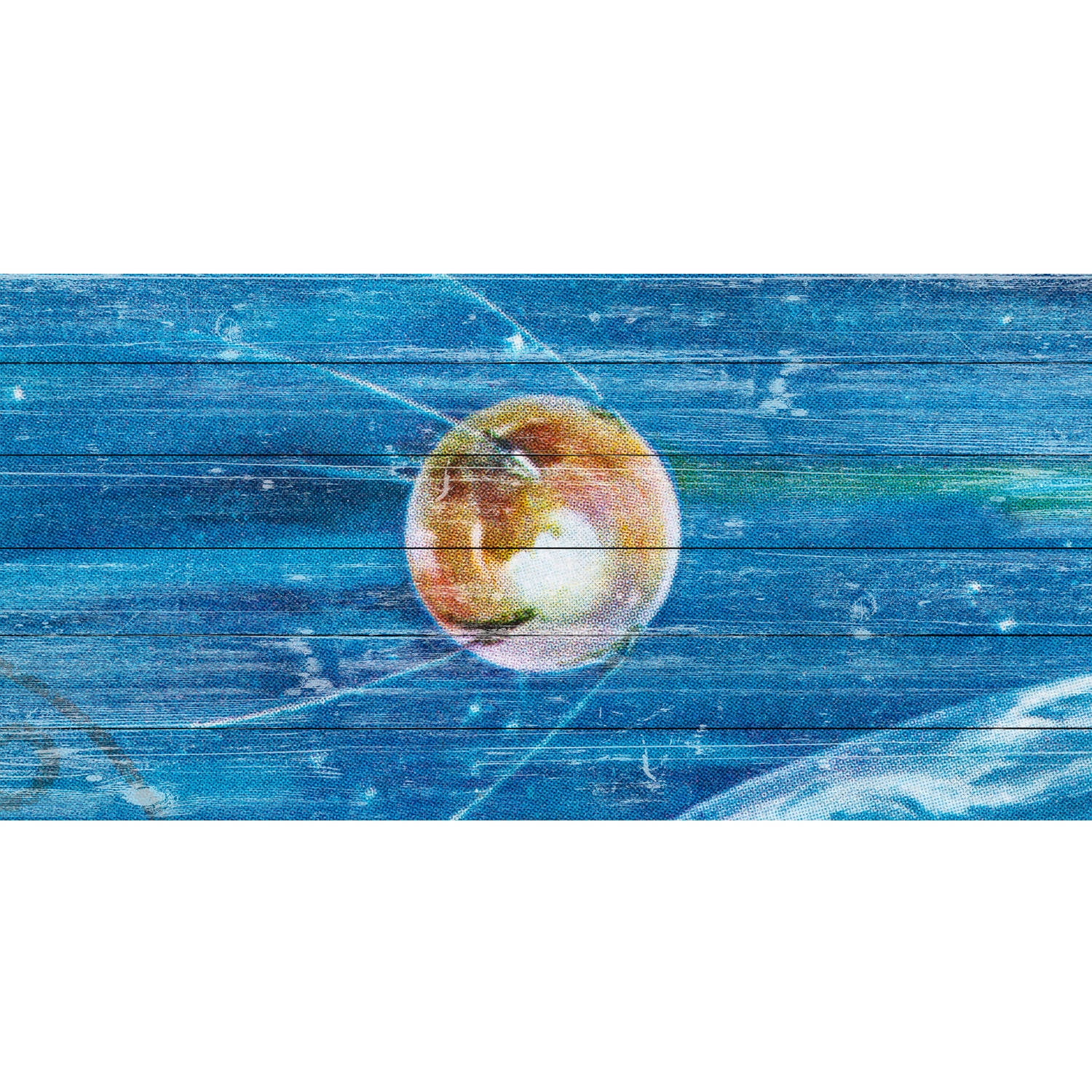 Marmont Hill - "Pushing Through" Painting Print on White Wood