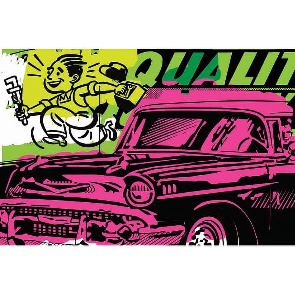 Marmont Hill "Quality" by Josh Ruggs Painting Print on Wrapped Canvas
