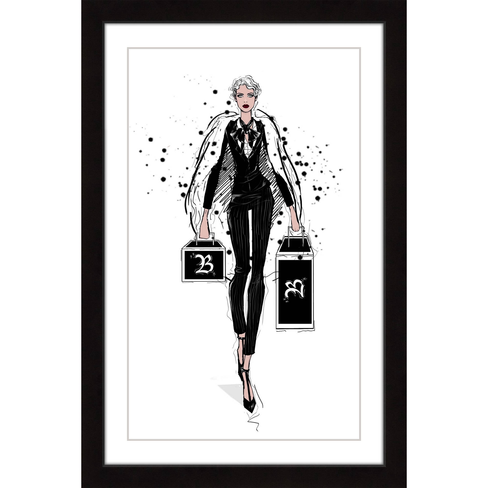 Marmont Hill "Queen Bae" by Loretta So Framed Painting Print