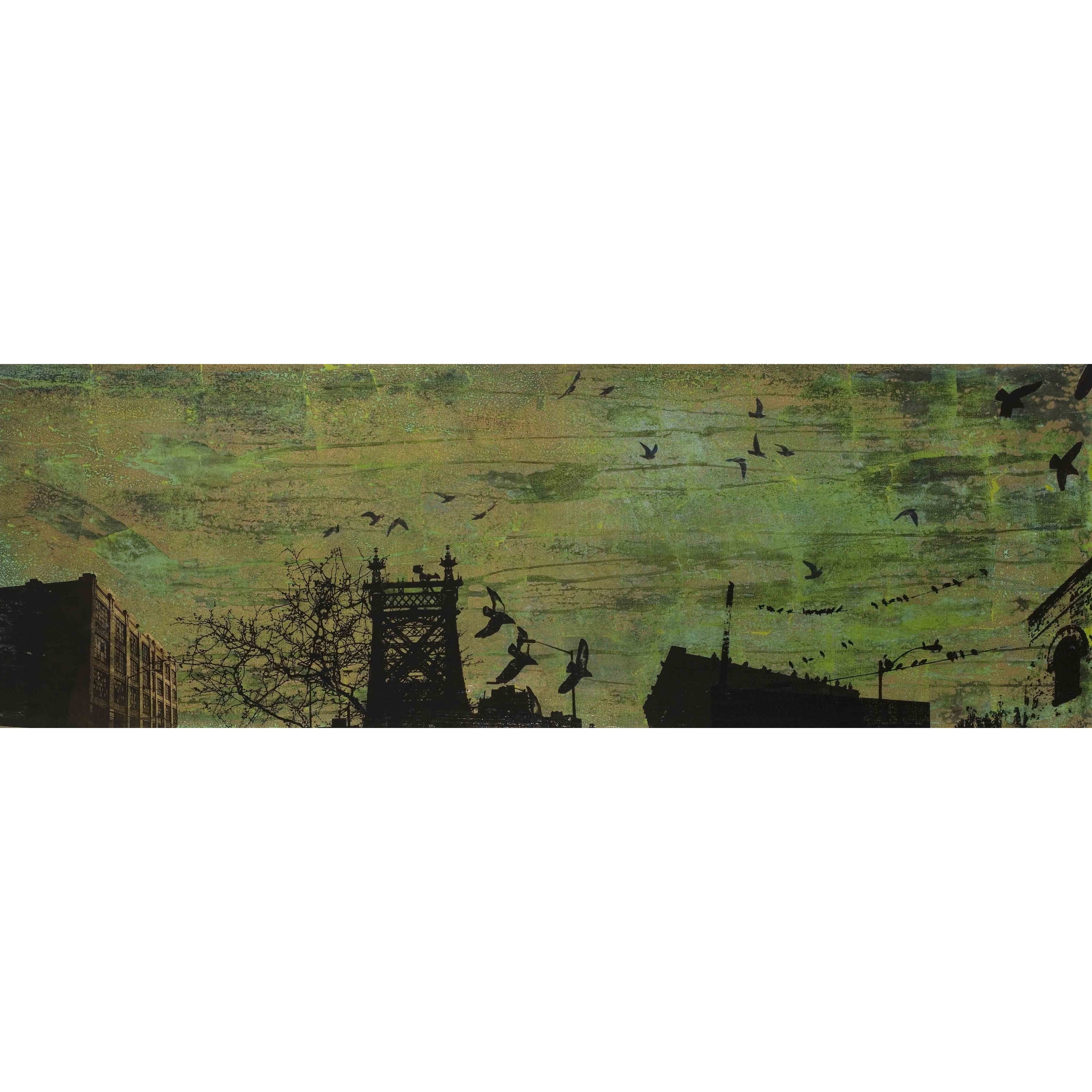 Marmont Hill "Queensboro Crossing" by Tracy Silva Barbosa Painting Print on Canvas