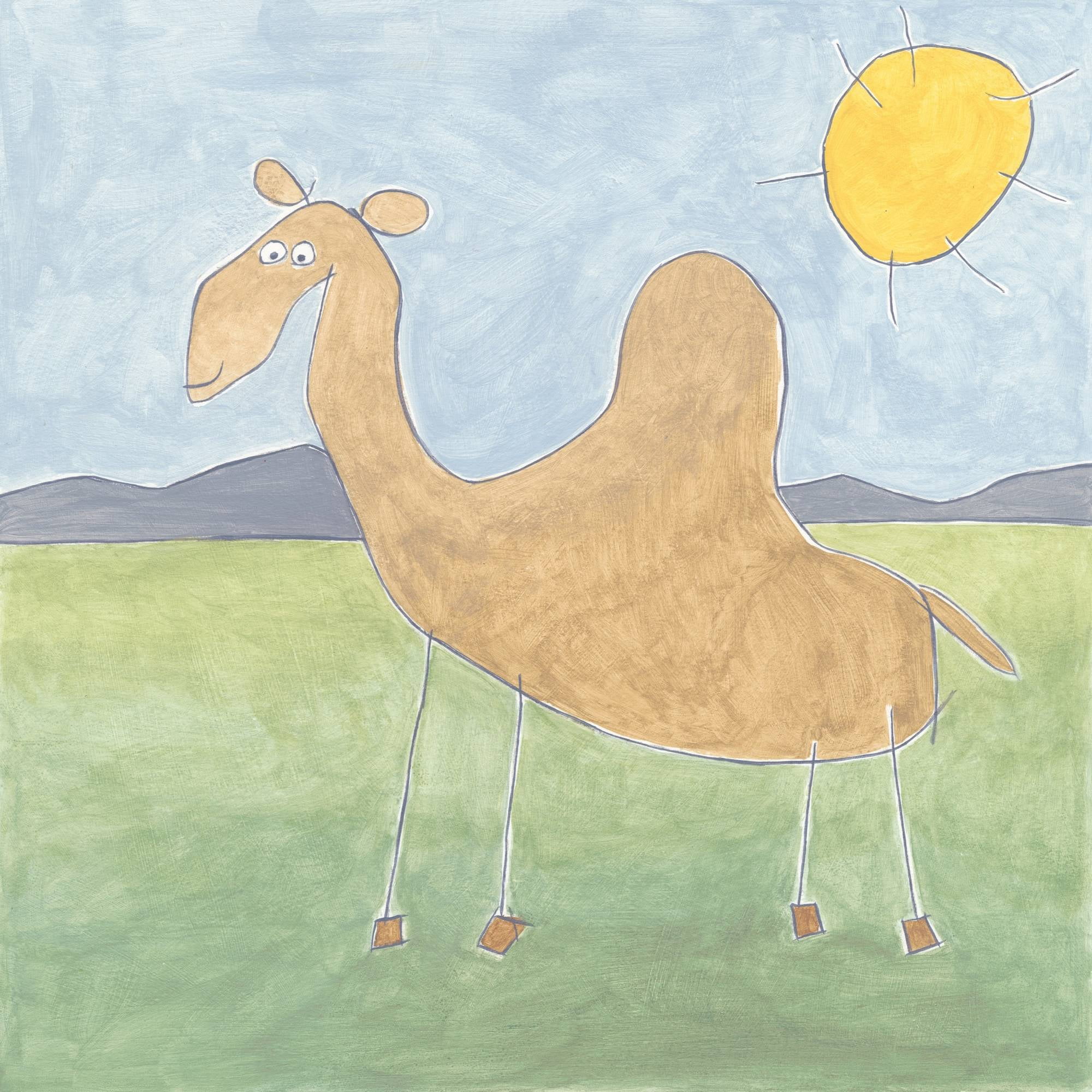 Marmont Hill Quinn���s Camel Canvas Wall Art