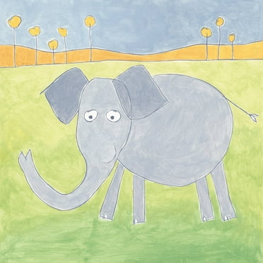 Marmont Hill Quinn’s Elephant Canvas Wall Art
