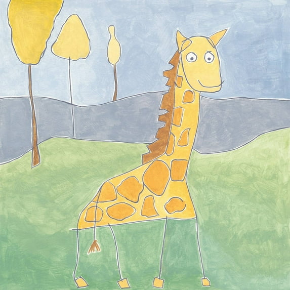 Marmont Hill Quinn’s Giraffe Canvas Wall Art