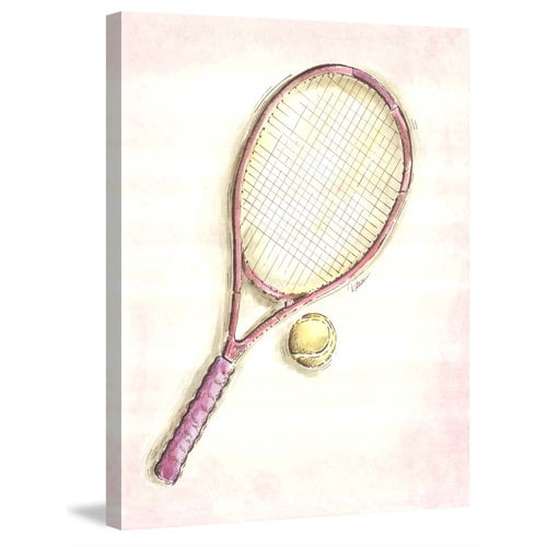 Marmont Hill "Racket" by Reesa Qualia Painting Print on Wrapped Canvas
