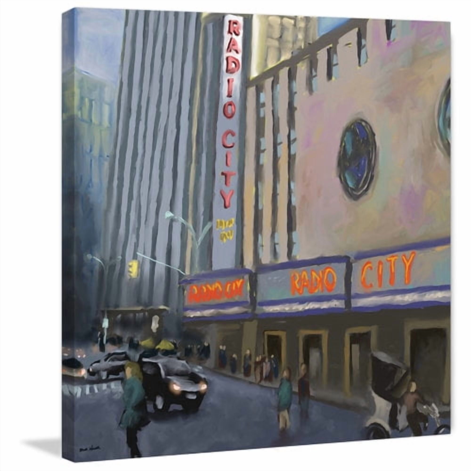 Marmont Hill Radio City Painting Wall Art Print