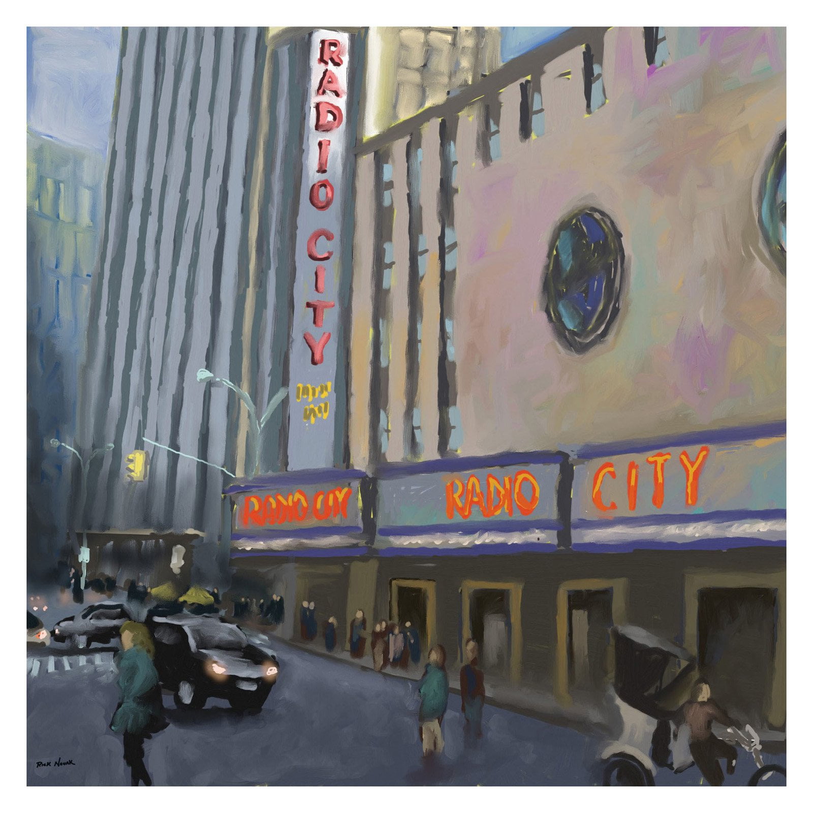 Marmont Hill Radio City Painting Wall Art Print