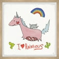 thumbnail image 1 of Marmont Hill Rainbow and Cactus Unicorn Framed Wall Art, 1 of 6