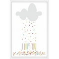 thumbnail image 1 of Marmont Hill "Raining Hearts" by Karen Zukowski Framed Painting Print, 1 of 5