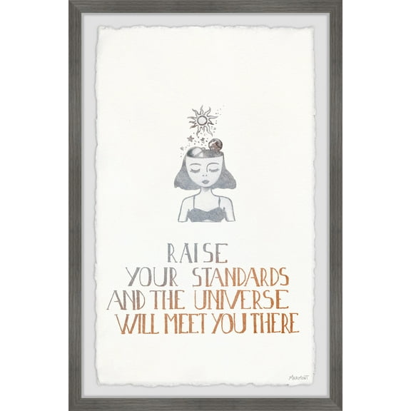 Marmont Hill Raise Your Standards Framed Wall Art