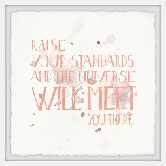 Marmont Hill Raise Your Standards III Framed Wall Art