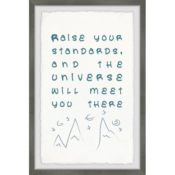 Marmont Hill Raise Your Standards IV Framed Wall Art