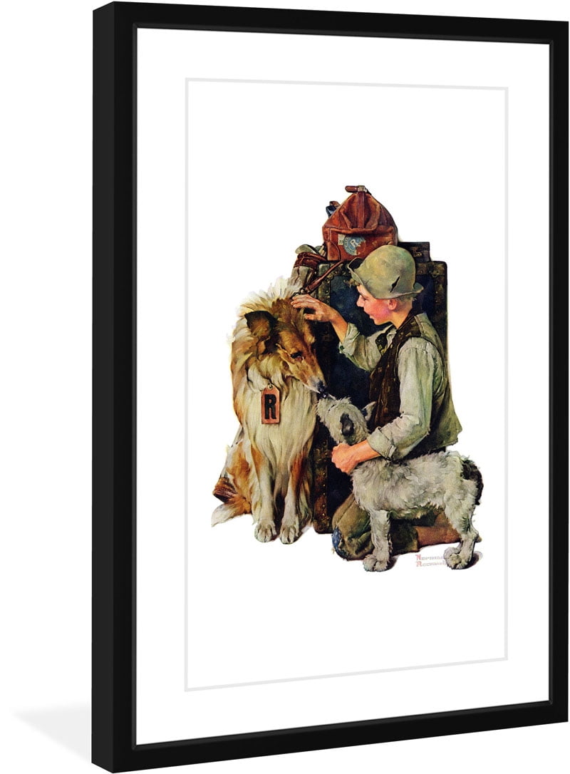Marmont Hill "Raleigh Rockwell" by Norman Rockwell Framed Art Print