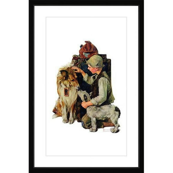 Marmont Hill "Raleigh Rockwell" by Norman Rockwell Framed Art Print