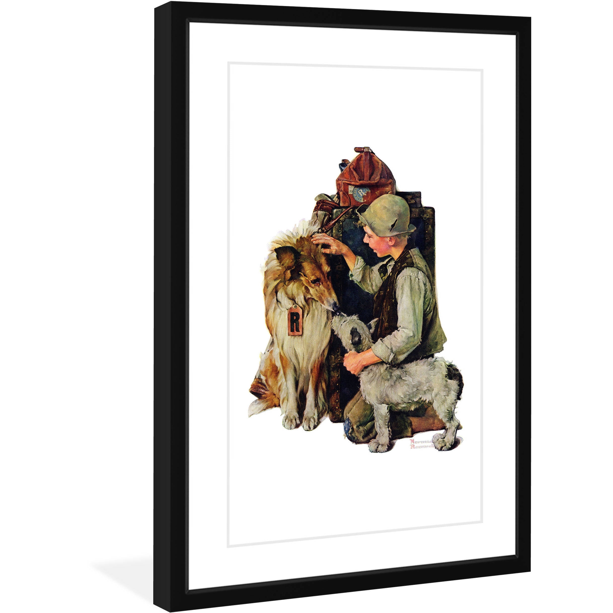 Marmont Hill "Raleigh Rockwell" by Norman Rockwell Framed Art Print